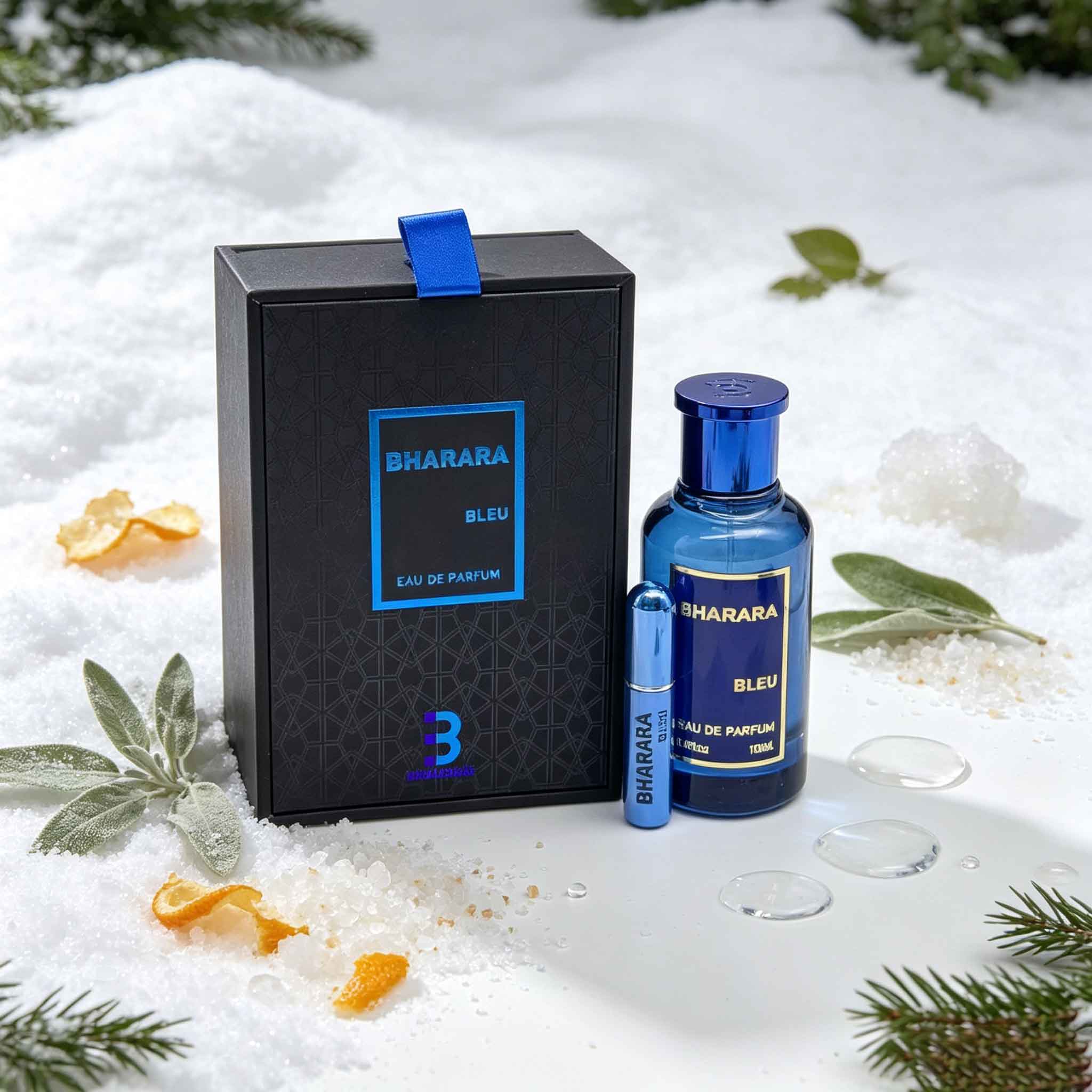 Home Fragrance Business - Bharara Bleu Long‑Lasting EDP,100ML, Bright Iayered