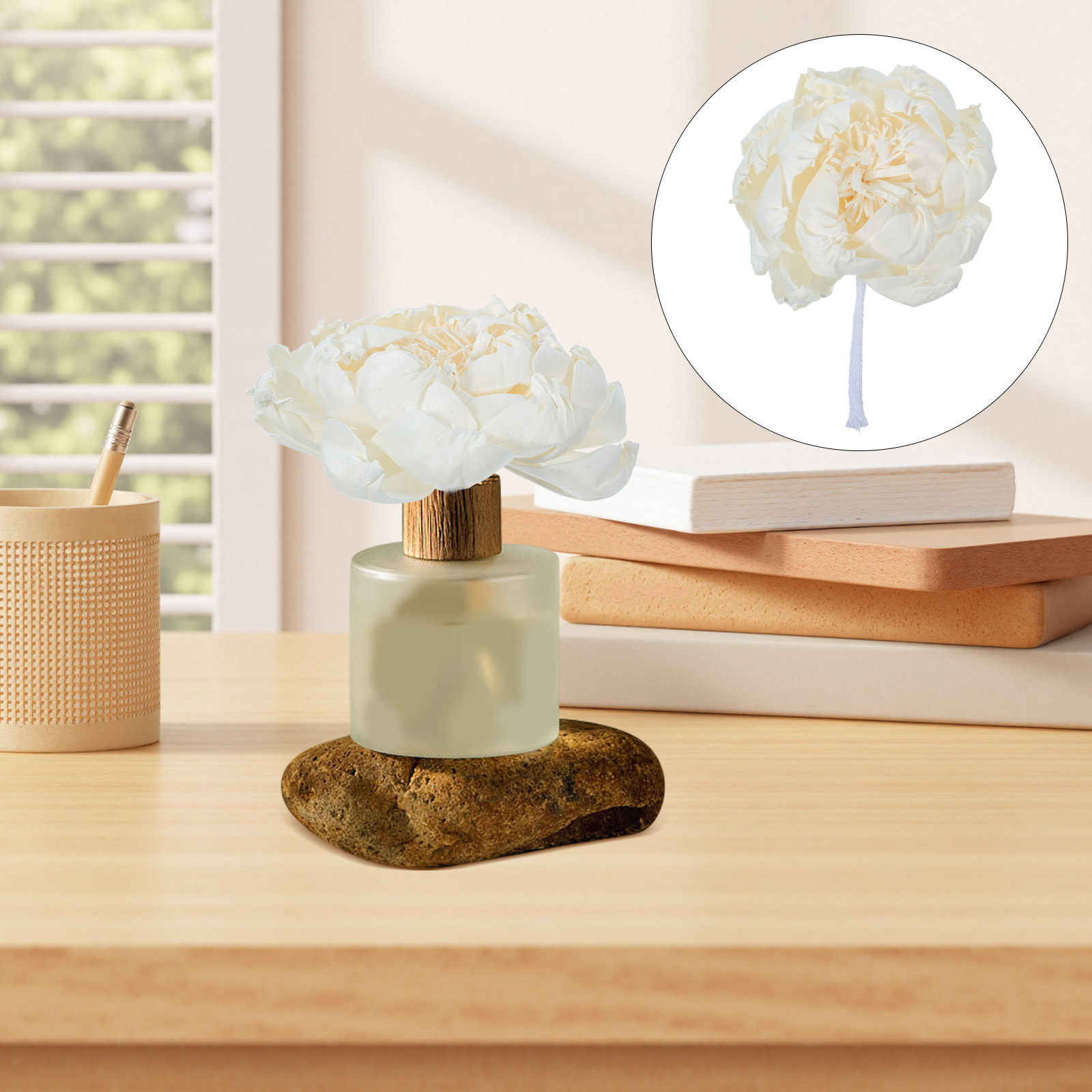 Peony Head Fragrance Diffuser  - Home Fragrance Flowers 评论和价格