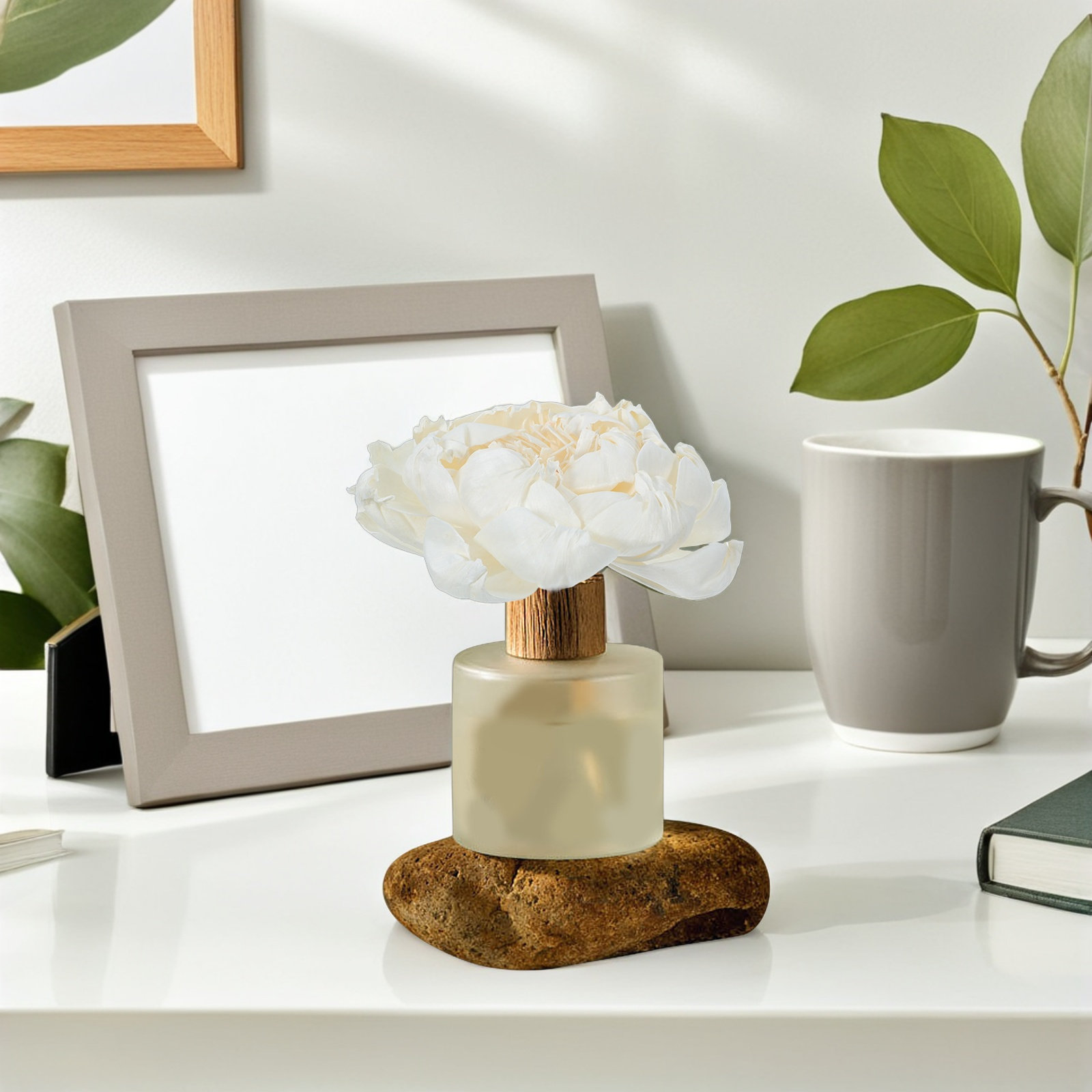 Peony Head Fragrance Diffuser  - Home Fragrance Flowers 评论和价格