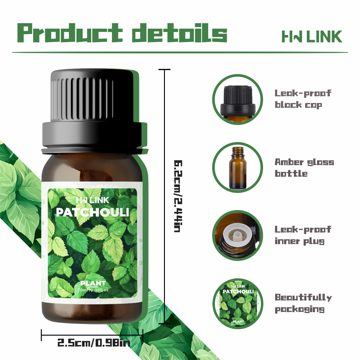 10ml Patchouli Essential Oils  - Home Fragrance Essence 评论和价格