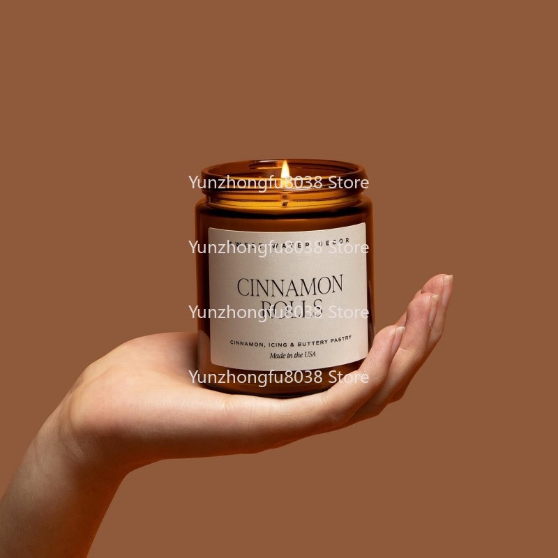 Warm Spice, and Citrus Scent f - Amber Jar Candle 评论和价格