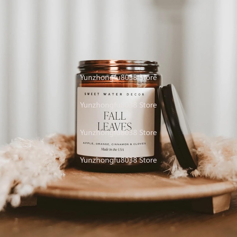 Warm Spice, and Citrus Scent f - Amber Jar Candle 评论和价格