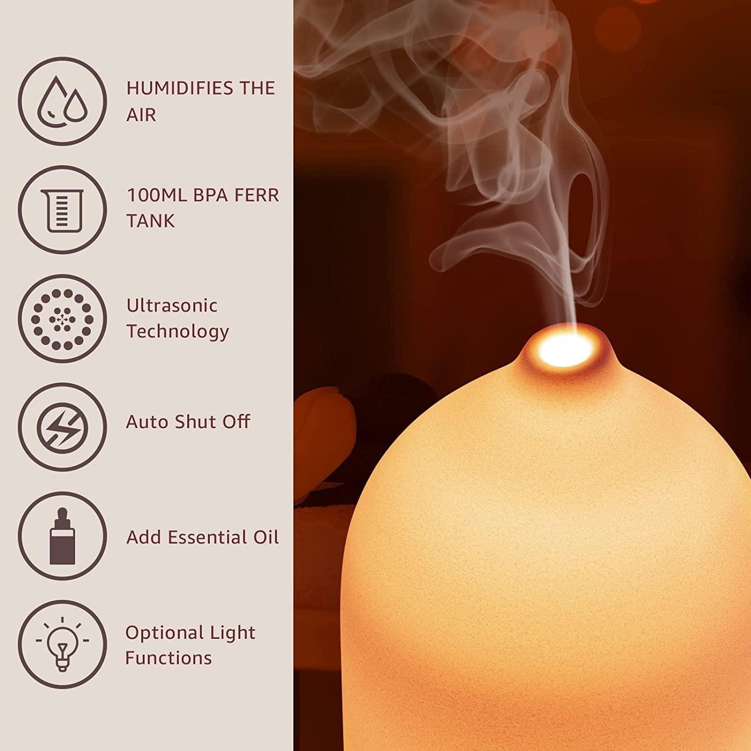 100ml Ceramic Essential Oil Di - Home Fragrance Essence 评论和价格