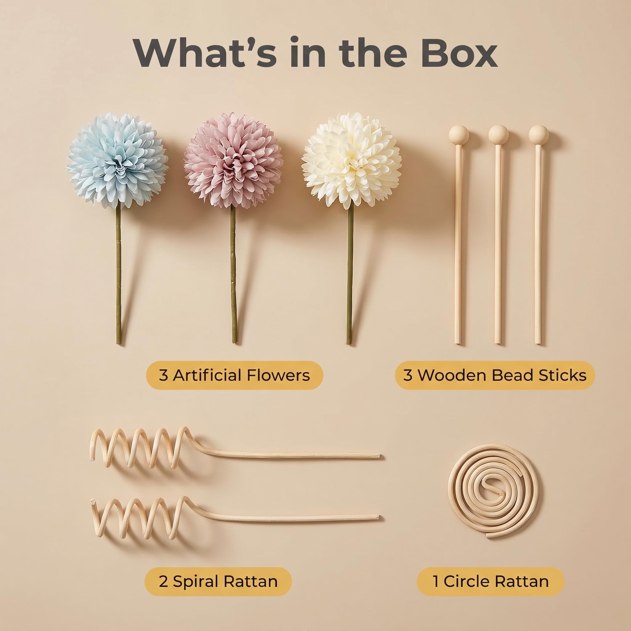 diy diffuser sticks set, artif - Home Fragrance London 评论和价格