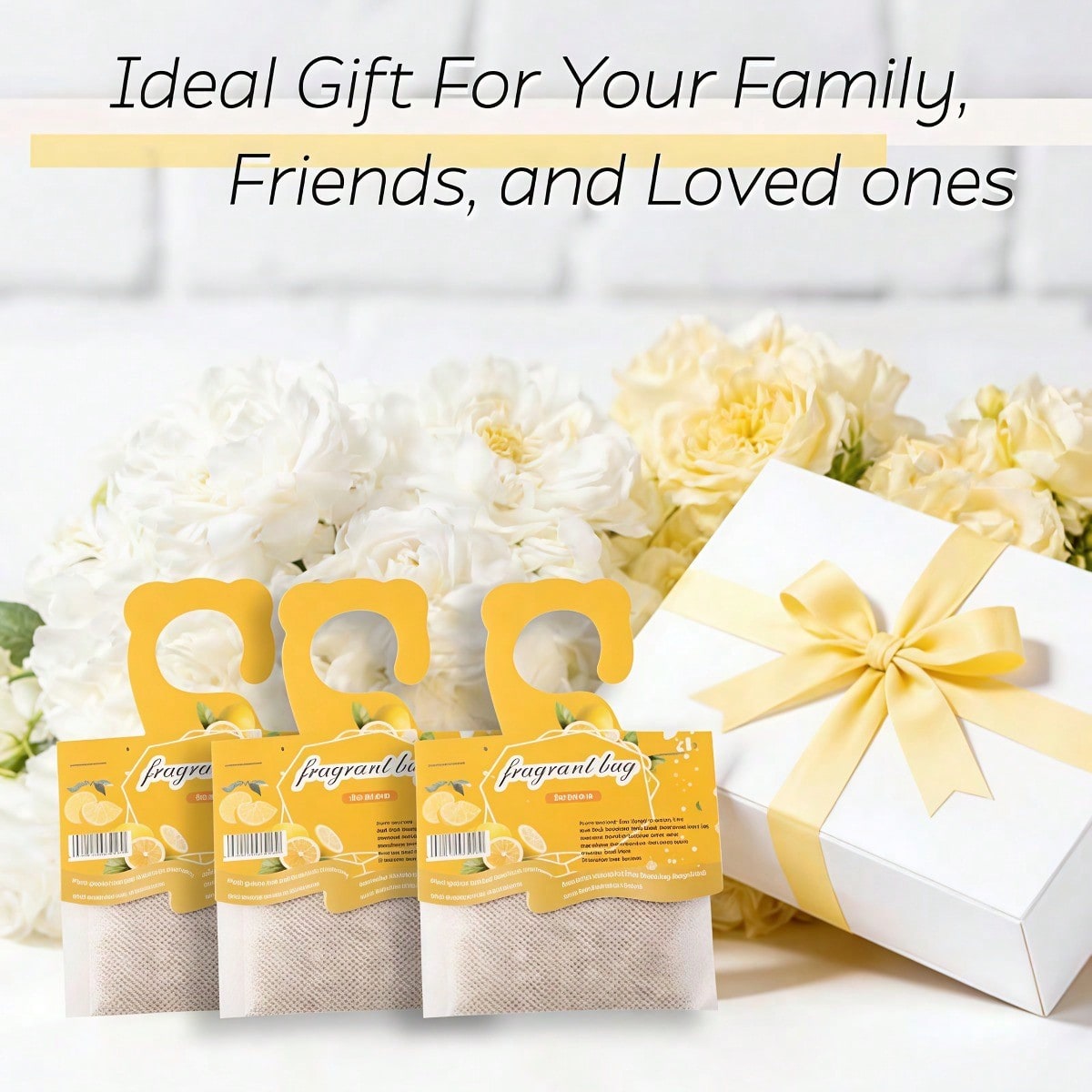 Hanging Lemon Scented Sachets, - Home Fragrance Essence 评论和价格