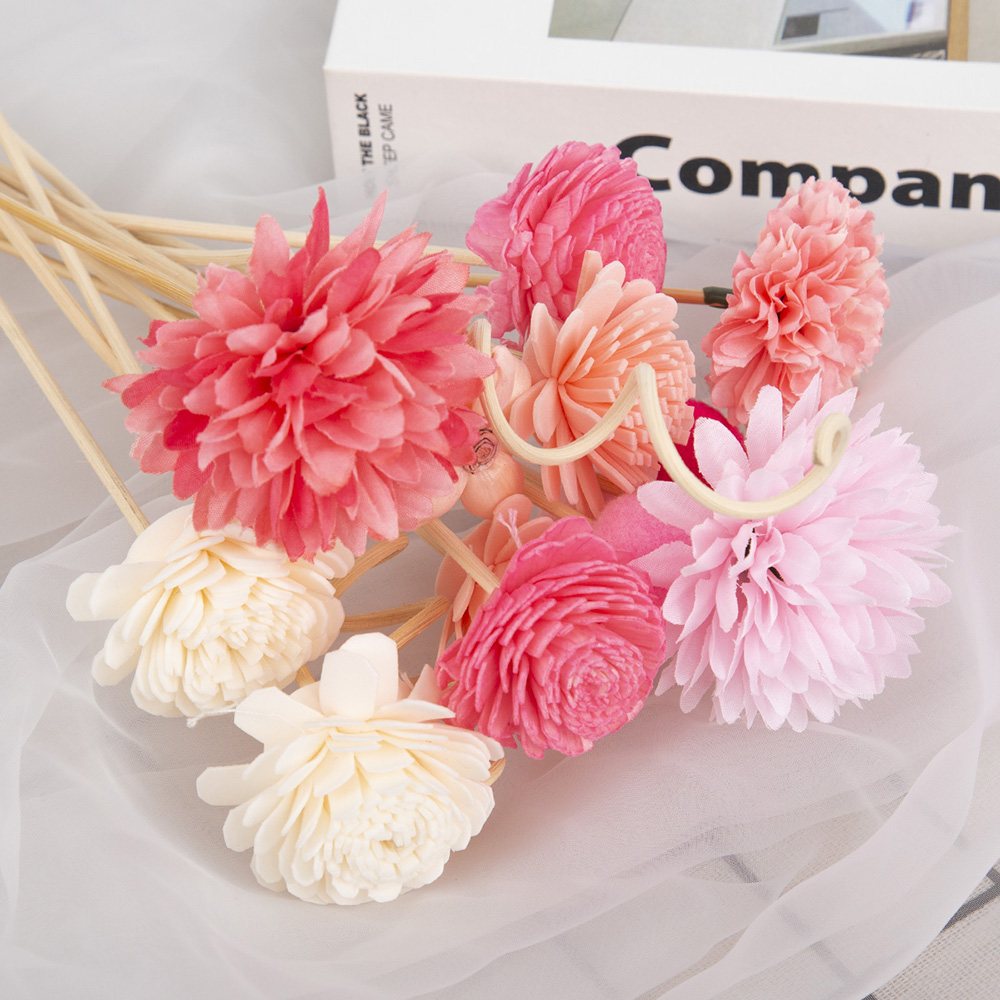 15Pcs Red Simulation Flowers R - Home Fragrance London 评论和价格