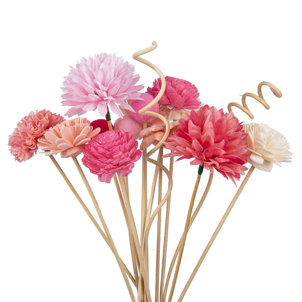 15Pcs Red Simulation Flowers R - Home Fragrance London 评论和价格