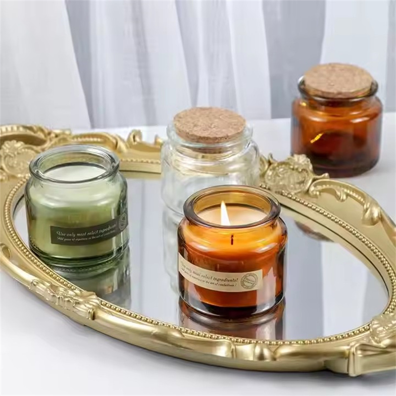 60pcs DIY Candle Glass Cups wi - Amber Jar Candle 评论和价格