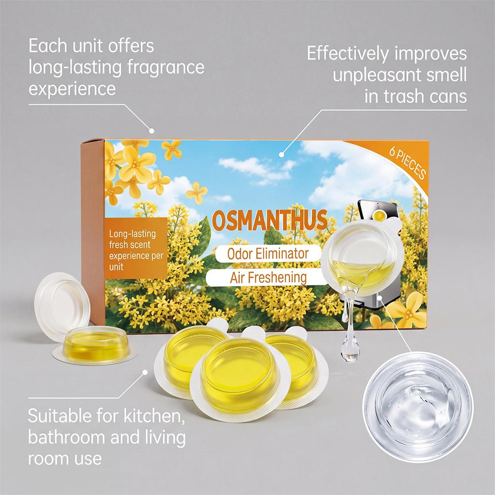 6Packs Trash Can Deodorizer La - Gel Air Freshener 评论和价格
